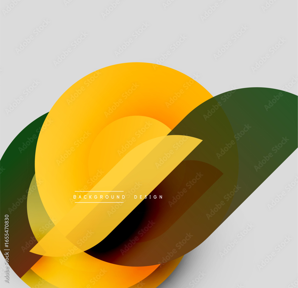 Poster abstract layers overlap, creating vibrant color gradients. modern design element for backgrounds, pr