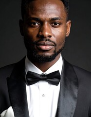 Man in Tuxedo, Portrait, Studio