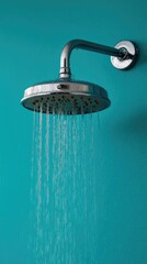 Shower Head Flowing Water