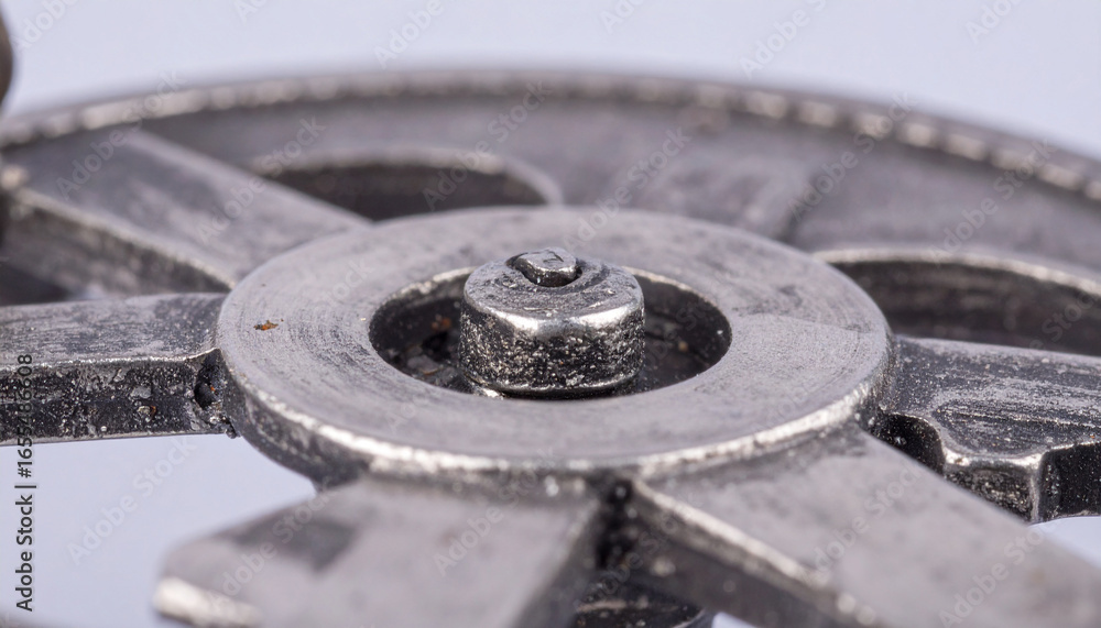 Poster intricate gears: a close-up captures the detailed precision of an antique clock mechanism, highlight
