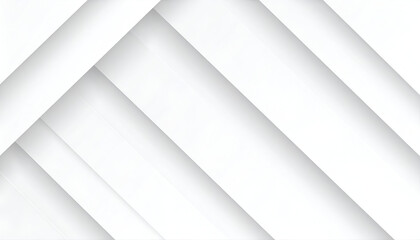Abstract 3D layered white background with geometric shadow effect.