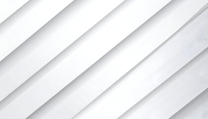 Obraz premium Abstract 3D layered white background with geometric shadow effect.