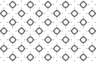 Fototapeta premium Geometric Pattern Design Seamless Black and White Texture for Backgrounds and Prints
