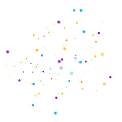 Colorful dots confetti 