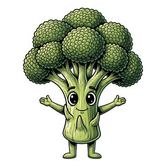 broccoli cartoon character