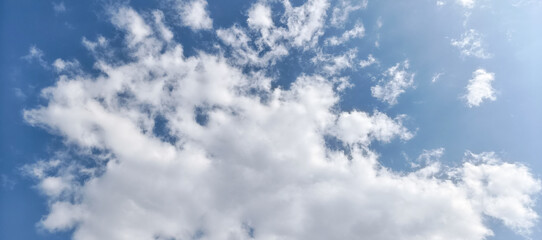 blue sky with clouds