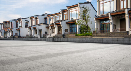 Modern Architectural Design of Elegant Residential Row Houses