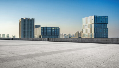 Contemporary Urban Architecture Showcased From Rooftop Perspective