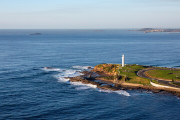 Wollongong Head Lighthouse (also known as Flagstaff Hill Lighthouse or Flagstaff Point Light),...
