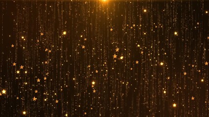 Christmas Holiday Background Sparkling Stars Glow stars, glitter dust particles, glowing luminous festive shine joyful seasonal for greeting card, overlays, party invitations seasonal celebration, - Powered by Adobe