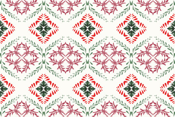 red and white seamless pattern