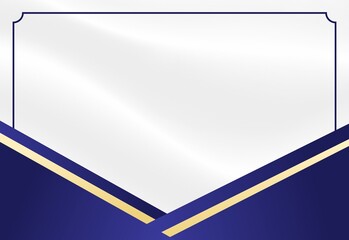 Modern elegant blue certificate background