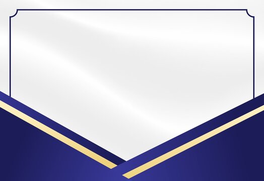 Modern elegant blue certificate background