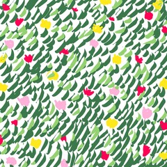 seamless pattern with flowers 