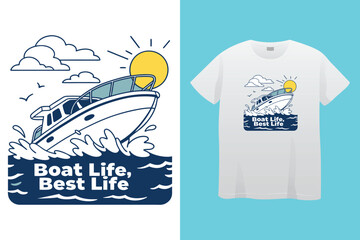 Lake Days Forever, Summer T Shirt Design