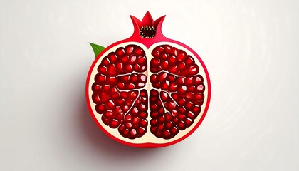Juicy Pomegranate CrossSection.
