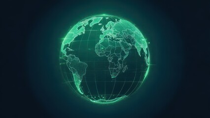 Globed digital graphic