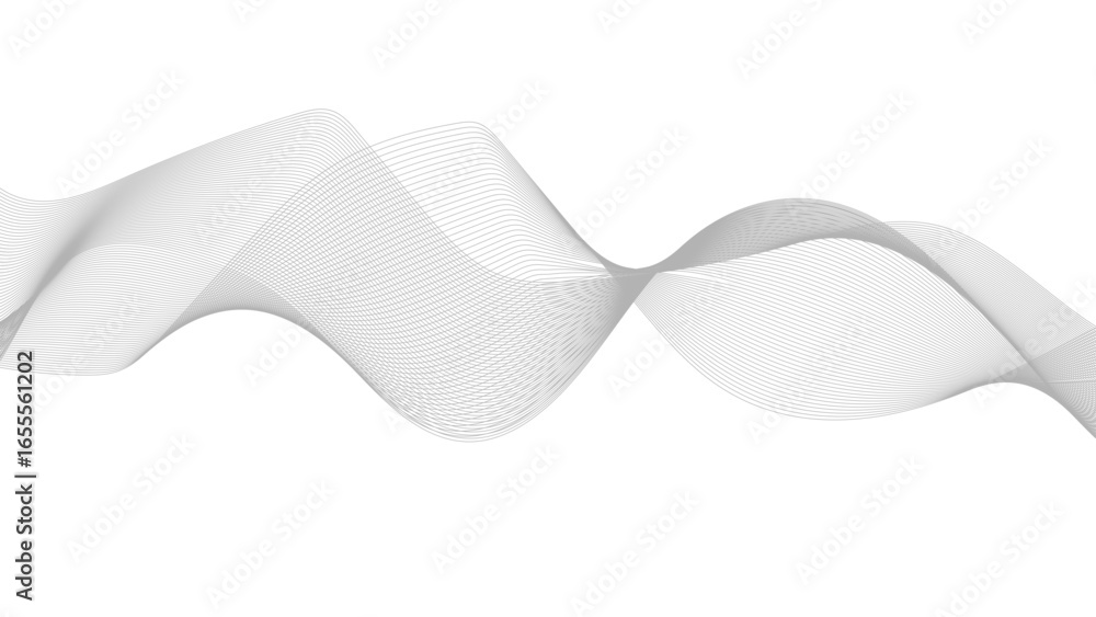 Poster abstract wave element for design digital frequency track equalizer. abstract line background vector 