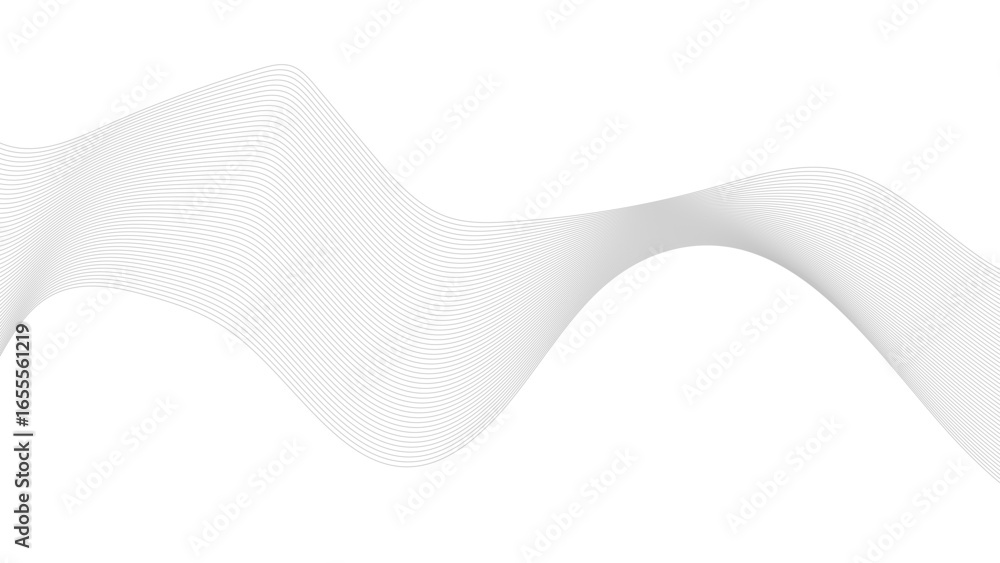 Poster abstract wave element for design digital frequency track equalizer. abstract line background vector 