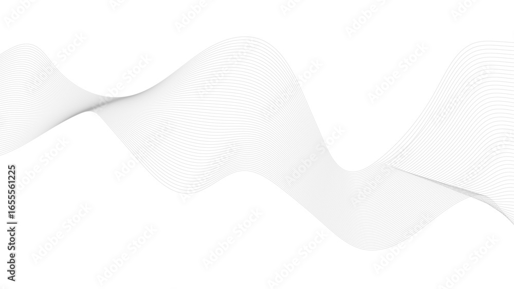 Poster abstract wave element for design digital frequency track equalizer. abstract line background vector 