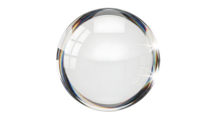 metal ball isolated on white