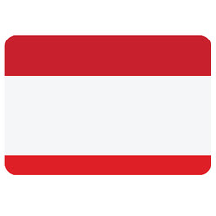 Tag Sticker  Red & White