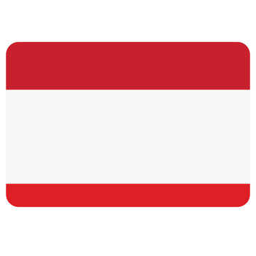 Tag Sticker  Red & White