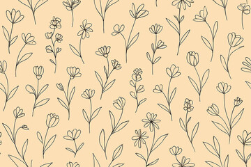 Abstract textured background with a repeating pattern of soft organic shapes in a neutral color palette