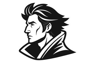 men in a black dress