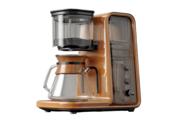 Retro-styled coffee maker
