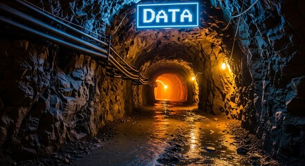 Explore the data mine, find insights in the digital tunnel.