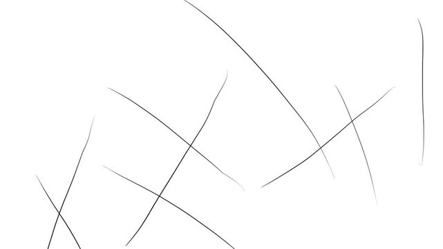 A flickering texture in the form of intersecting scratches or lines.