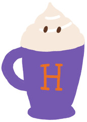 할로윈 휘핑라떼