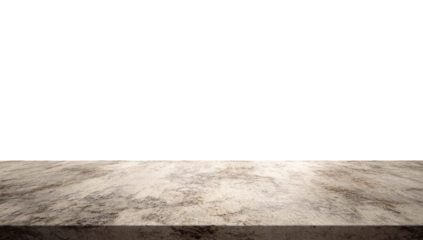 A tabletop, light grayish-brown wood, sits against a dark, solid black backdrop. 