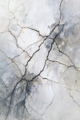 Cracked concrete surface, light gray and muted tones