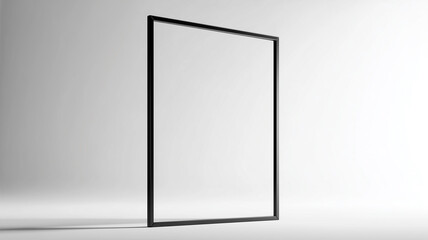 Black frame with transparent background