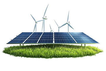 Renewable energy with wind and solar power
