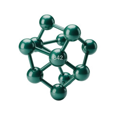 3d render of molecule