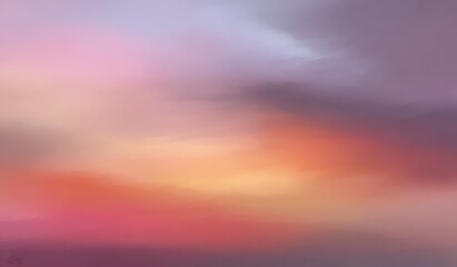Obraz premium Blurry sunset, soft colors