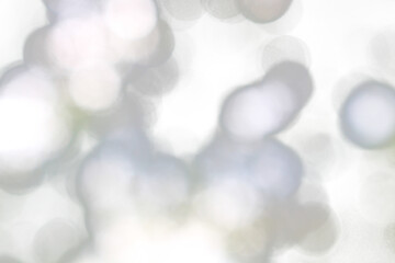 Gray natural bokeh on transparent background in abstract style for graphic design