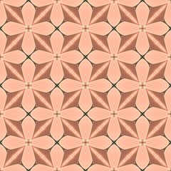 Luxury geometric seamless pattern for vintage upholstery and interior decoration
