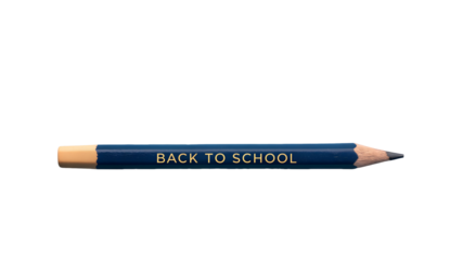 Back to School Pencil Blue Wooden Stationery for Students