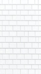 Fototapeta premium White rectangular tiles in a repeating pattern, creating a clean and simple background