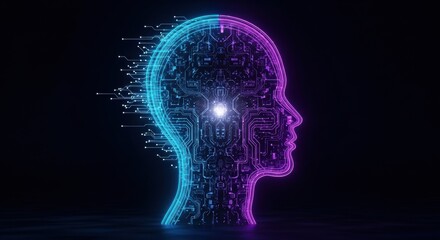 Fototapeta premium Artificial Intelligence The Future of Human-Computer Interaction