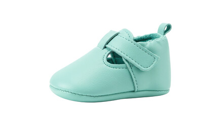 Mint Green Baby Shoes with Adjustable Strap.