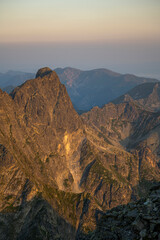 Sunrise from Rysy in the Tatra Mountains