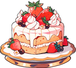 케이크, 디저트, 생일, 간식, cake, dessert, birthday, snack
