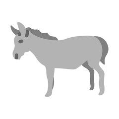 Donkey Vector Flat Icon Design