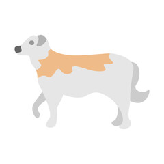 Sheepdog Vector Flat Icon Design