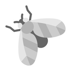 Fly Vector Flat Icon Design